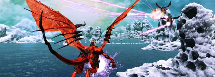 Crimson Dragon - Gameplay видео